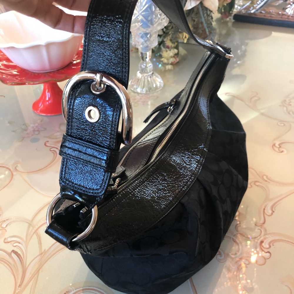 Coach Logo Canvas handbag